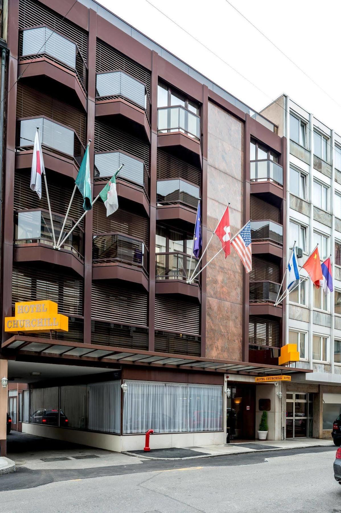 Hotel Churchill Женева Екстериор снимка